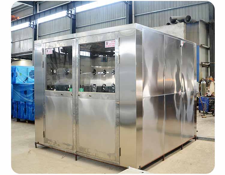 不銹鋼單人單吹風淋室?guī)齑?