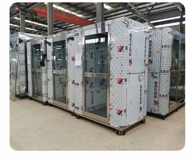 不銹鋼單人單吹風淋室?guī)齑?