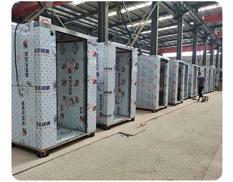 外冷板內不銹鋼雙人雙吹風淋室?guī)齑?